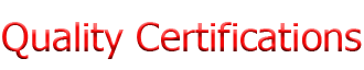 Certifications